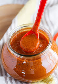 Ditch The Store Bought Can Of Enchilada Sauce And Throw All The Ingredients Into A Blender To M Homemade Enchilada Sauce Enchilada Sauce Food Processor Recipes