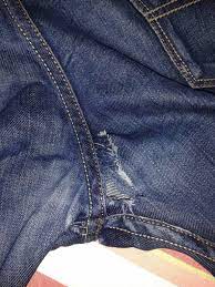 Wende die jeans wieder auf rechts und nähe. Tutorial Jeans Im Schritt Reparieren Wirfsnichtweg