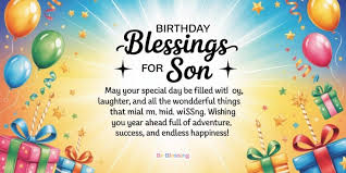 100+ Creative Birthday Blessings for Your Son