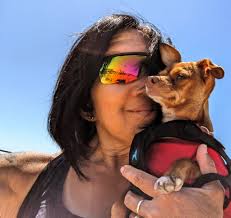 Exactly where I belong! Hi everybody! This is Jellybean (2 whole years old)  and me, her Mami. She is the love of my life!