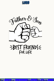 Father Son Best Friends For Life Svg Svg Files Svg For Etsy In 2020 Father And Son Best Friends For Life Fathers Day Crafts