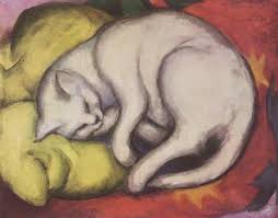 That's okay, we don't blame you. The White Cat By Franz Marc Via Dailyart Mobile App