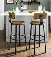Check out our metal kitchen stool selection for the very best in unique or custom, handmade pieces from our furniture shops. Industrial Wooden Seat Loft Stool Retro Rustic Cafe Bar Kitchen Metal Frame Chairs Ottomans Home Living Vadel Com
