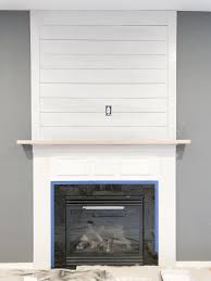 See more ideas about shiplap, shiplap fireplace, ship lap walls. Diy Shiplap And Stained Wood Beam Farmhouse Style Fireplace Mantle Rain And Pine