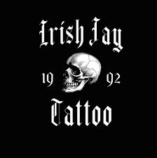 The latin letter 'e' differs little from its source, the greek letter epsilon, 'ε'.this in turn comes from the semitic letter hê, which has been suggested to have started as a praying or calling human figure (hillul 'jubilation'), and was most likely based on a similar egyptian hieroglyph that indicated a different pronunciation. Irish Jay Tattoo Home Facebook