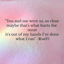 From Ruel S Song Younger Singer Quote Lyrics Aesthetic Song Quotes