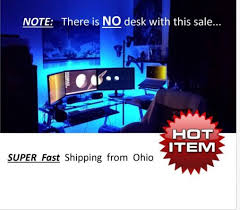 Computer Desk Gaming Desk Led Lighting Kit Remote Control Multi Color New Gaming Desk Led Lights Gaming Computer Desk Desk Light