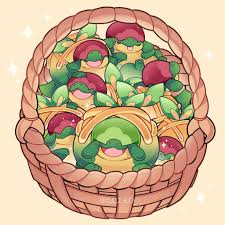 Appletun Basket By S E I R O Pokemon Sword And Shield Pokemon Cute Pokemon Pokemon Art