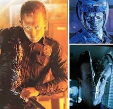 They fight in a factor and can use surrounding objects or weapons on the other if they wish. T 1000 T2 Gallery Terminator Terminator Movies Funny Art