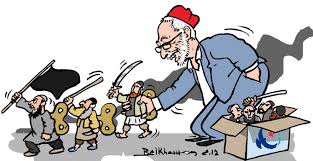 Résultat de recherche d'images pour "caricatures ali larayedh"