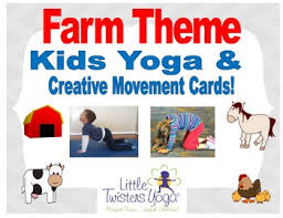 Animal yoga poses for kids printable. Farm Animal Kids Yoga Sequence Printable And Electronic Formats
