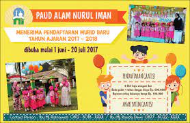 Nah, jika kalian adalah pengurus paud atau siapapun yang berkeinginan membuat desain spanduk paud, contoh desain ini mungkin akan membantu kalian untuk membuatnya. Contoh Desain Brosur Paud Dan Logo Paud Silahkan Download Gratis Ardiyansyah Com