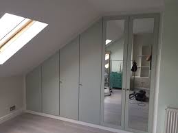 Fitted Bedrooms Sliding Doors Kitchens By Metrowardrobes Attic Bedroom Storage Fitted Bedrooms Fitted Bedroom Furniture