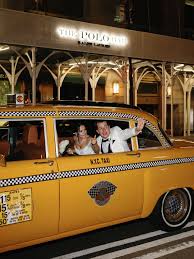 Rolling up in something truly one-of-a-kind. Our extended edition Checker  Cab - the only one of its kind in NYC—made this wedding entrance  unforgettable. Extra legroom, longer rear doors, and all the