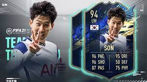 Fast to check out the all data of heung min son 87 rating card on fifa 21 ultimate team here! Fifa 21 Son Heung Min 94 Tots Player Review I Fifa 21 Ultimate Team Youtube