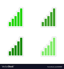 Assembly Realistic Sticker Design On Paper Chart