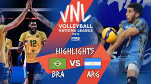 Com 18 pontos de leal, 15 de wallace e 13 de lucarelli, seleção brasileira vence a sexta partida seguida na competição e mantém a invencibilidade. Bra Vs Arg Highlights Week 1 Men S Vnl 2021 Youtube