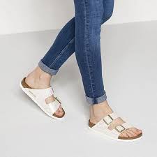 Birkenstock Ladies Arizona Birko Flor Sandal Birkenstock Arizona Birko Flor Sandal Shiny Snake Cream Womens Sandals Summer Birkenstock Birkenstock Arizona