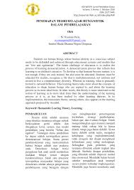 • teori belajar humanistik dan implikasinya dalam pembelajaran. Pdf Penerapan Teori Belajar Humanistik Dalam Pembelajaran