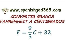 Como Convertir Grados Fahrenheit A Centigrados Youtube Grado Trucos Matematicos Matematicas