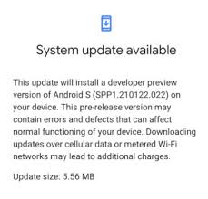 It's a pretty small update, and does bring with it the march 2021 security update. æŽ¨å‡ºandroid 12 Developer Preview 1 1 ä¿®æ­£å•é¡Œ Laptrinhx