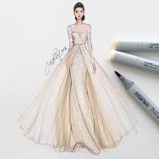 Holly Nichols On Instagram Well Hello There Dream Gown Moniquelhuillier Fashion Illustration Dresses Fashion Drawing Dresses Illustration Fashion Design