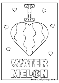 Just print these 8 pages of summer worksheets for preschoolers. Watermelon Coloring Pages Updated 2021