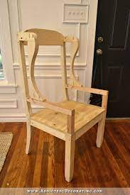 Buy wingback chair chairs and get the best deals at the lowest prices on ebay! How To Build A Diy Chair Frame Addicted 2 Decorating Wingback Dining Chair Reupholster Furniture Diy Chair
