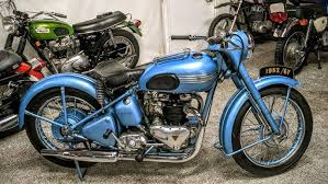 Image result for Blue 1952 Motorcycle