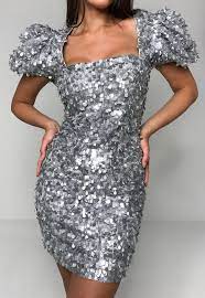 Nouveautés, épaule dénudée, paillettes, achetez robes en ligne. Robe A Paillette Robe A Sequin Femme Missguided
