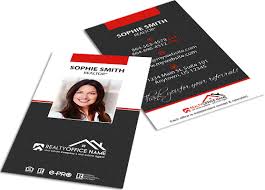 Real estate agent chubby card with your photo and company logo. Real Estate Business Cards Real Estate Agent Business Cards