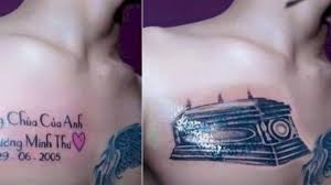 Poin menarik dari top tato di dada tulisan gambar tato adalah. Tato Nama Pacar Di Dada Pria Ini Mengubahnya Jadi Gambar Peti Mati Usai Putus Hot Liputan6 Com
