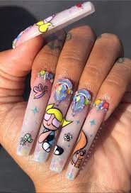 Coffin shaped nails come in a huge variety of designs. 29 Beautiful Acrylic Coffin Nails Design Ideas For Fall Lily Fashion Style