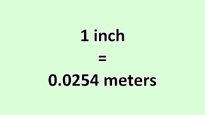 The meter is defined as the distance traveled by light in 1/299 792 458 of a second. Convert Inch To Meter Excelnotes