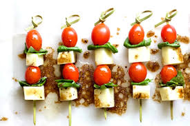 These easy, festive christmas appetizers will be the hit of your holiday party. Caprese Salad Bites Appetizer Recipe Homemade Food Junkie