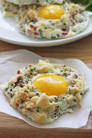 Eggs In Clouds Recipe Brunch Recipes Low Calorie Breakfast Healthy Breakfast