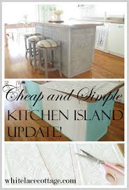 faux tin ceiling tiles kitchen island
