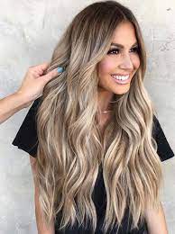 Browse Here Our Adorable Ideas Of Bronde Hair Colors And Highlights For Long Hair To Sport In Year 2019 Bronde Is Also Balayage Frisur Haarfarben Lange Haare