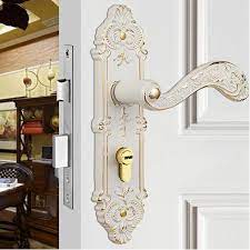 European Style Ivory White Color Door Lock Door Handles With Best Price Cheap Door Handles Door Handles Gate Handles