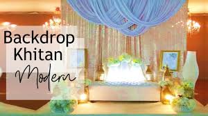 Maybe you would like to learn more about one of these? Backdrop Khitan Modern 3juta An Aja Modern Khitan Backdrop Decoration For Only Rp 3 Millions Youtube