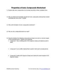 Chemistry revision test questions for year 9, 10 with answers. Exothermic Reaction Lesson Plans Worksheets Lesson Planet