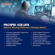 Perkapalan perdagangan teknologi maklumat pelancongan & hospitaliti rekabentuk dan komunikasi visual agro teknologi dan bio industri. Prospek Diploma Teknologi Thirunavukarasu Loganathan Facebook