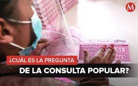 Bueno, la pregunta originalmente la diseñó el titular del ejecutivo federal, pero la suprema corte de justicia de la nación cuando ratificó la constitucionalidad de la materia, modificó la redacción de la consulta. Uzec0wucewkoam