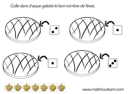 Galette Numeration A Adapter Aux Ps Ms Galette Des Rois Maternelle Galette Galette Des Rois