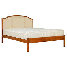 Featuring faux bamboo posts with turned finials and feet Whitstable Rattan 6ft Super King Bed Frame