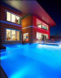 Awesome Pool Design For Orange Houses Swimming Pool Lights Orange House House Paint Exterior