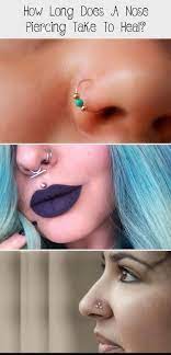 How Long Does A Nose Piercing Take To Heal Piercings Every Type Of Piercin How Long Does A No Nose Piercing Nose Piercing Ring Nose Piercing Healing