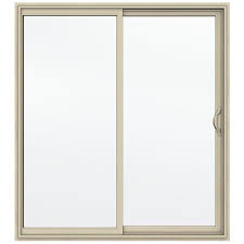 Sliding patio doors building a house exterior windows home design build house window outdoors. Jeld Wen Builders Series 72 W X 80 H Almond Vinyl Sliding Patio Door At Menards