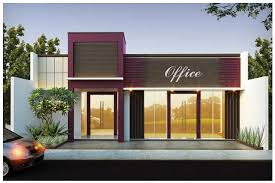 Salah satu alasannya, desain rumah 2 lantai adalah solusi untuk lahan kecil. Desain Eksterior Kantor Minimalis