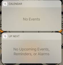 Ios10 Calendar Widget Not Working Apple Community